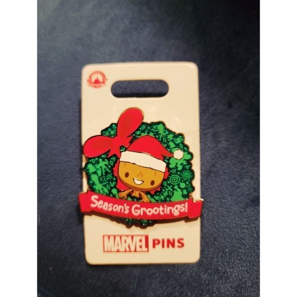 Disney Store Groot Christmas Pin, Guardians of the Galaxy - Picture 1 of 2